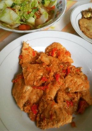 Foto resep Teri Nasi Pedas