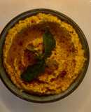 North African Roasted Carrot & Harissa Hummus #vegan