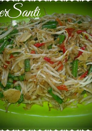 Foto resep Kecambah oseng pedas