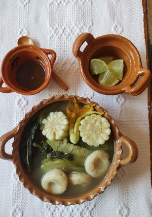 Una foto de Sopa de guías oaxaqueñas utvco