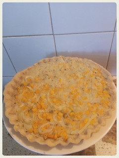 Una foto de Tarta de choclo y cebolla