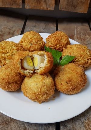 Foto resep Bola Tahu mie, Si'Gundul & Si'Kribo
