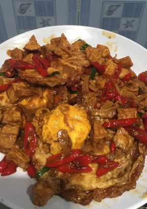 Foto resep Telur Ceplok-Tahu bumbu Kecap