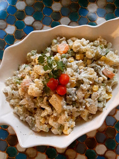 عکسی از دستور سالاد گل کلم