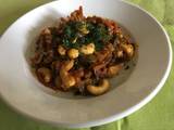 Légumes aux noix de Cajou et curry doux