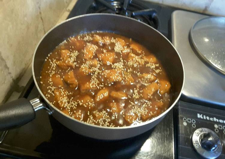 Recipe of Super Quick Homemade Sesame chicken