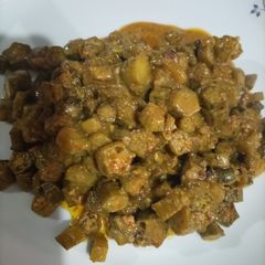 A picture of Dahi wali bhindi.