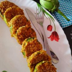 A picture of Eggplant Fritters.