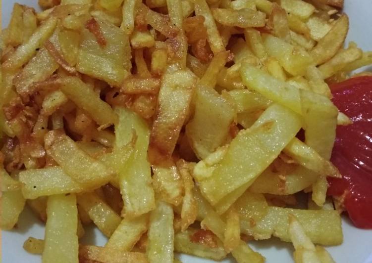 8 Resep: French fries simple enak! Kekinian