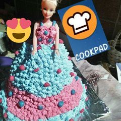 A picture of Doll cake.