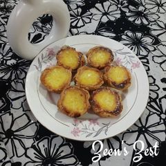 Portuguese Egg Tarts A picture of Portuguese Egg Tarts.