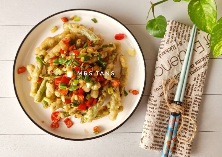 Bagaimana Menyiapkan Buncis Cabe Garam, Enak Banget