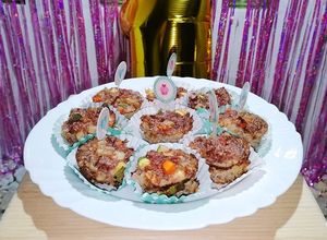 Una foto de Cupcakes de carne aptos para perritos 👌🏼🎉