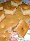 Cuadrados de bizcochuelo de limón dulce !!!!!!