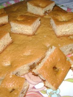 Una foto de Cuadrados de bizcochuelo de limón dulce !!!!!!