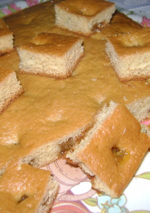 Una foto de Cuadrados de bizcochuelo de limón dulce !!!!!!