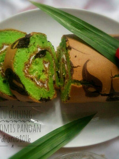 Foto resep Bolu Gulung Ekonomis Pandan