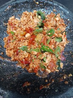 Foto resep Sambal tempe penyet kemangi