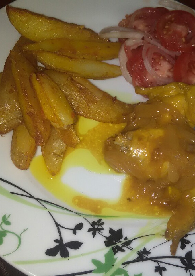 Una foto de Pollo guisado a la mostaza