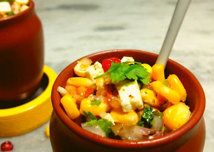 Recipe of Homemade Corn Paneer Salad