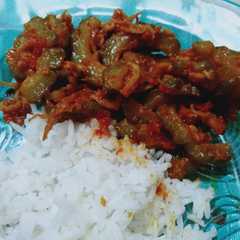 รูปของ Tumis pare sambal kurma