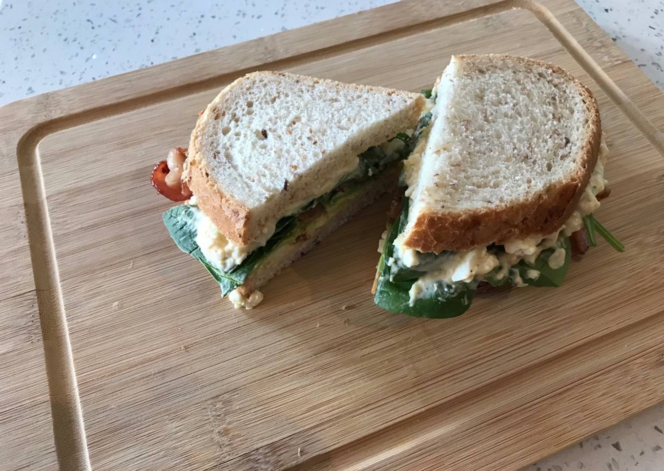 Egg salad sandwich #SaladAction