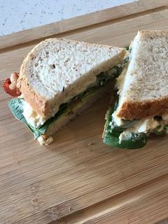 Foto resep Egg salad sandwich #SaladAction