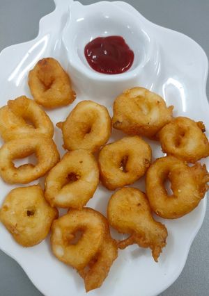 Hình của món Mực chiên giòn.