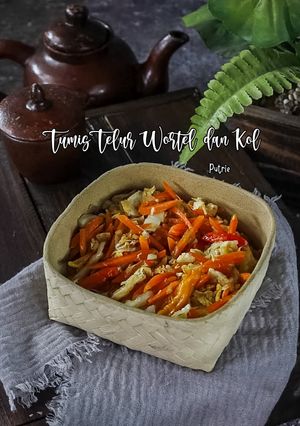 Foto resep Tumis Telur Wortel dan Kol