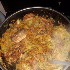 A picture of Tin fish salad.