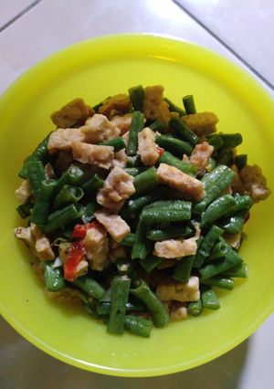 Foto resep Tumis Tempe Kacang Panjang