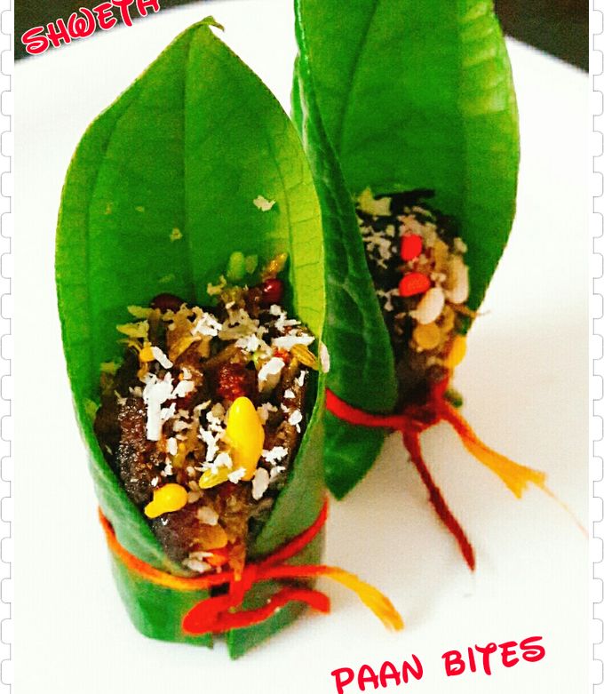 A picture of Paan bites.