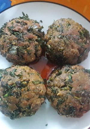A picture of Palak  kebab.