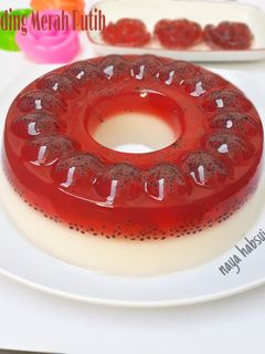 Foto resep Puding merah putih
