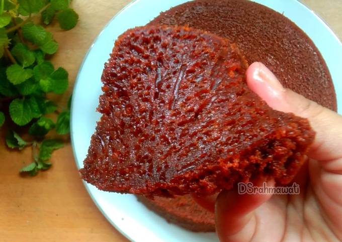 Cara Buat Bolu caramel sarang semut 4 telur, hasil lentur mantul Murah