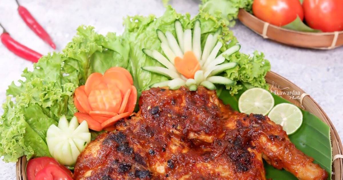 Resep Ayam Panggang Bumbu Rujak Oleh Ika Wardani Cookpad