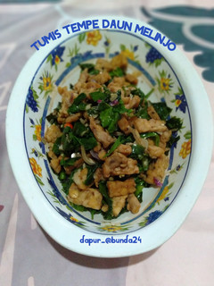 Foto resep Tumis tempe Daun Melinjo