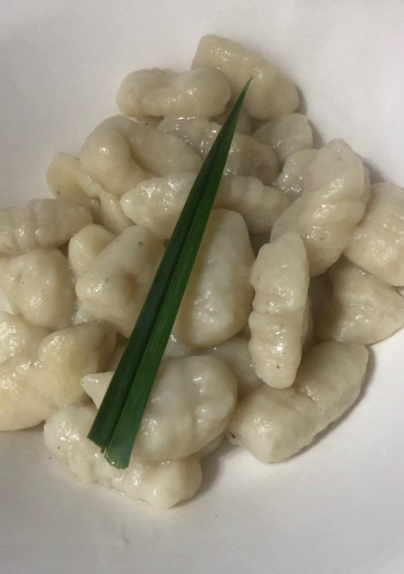 Una foto de Ñoquis veganos