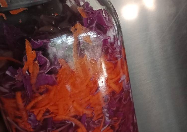 Cara Membuat Salad ala hokben pake kol ungu Lezat Sekali