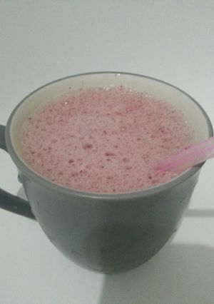 Foto resep Jus strawberry blueberry pisang