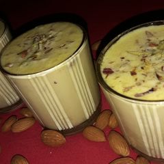 A picture of Badam shake.
