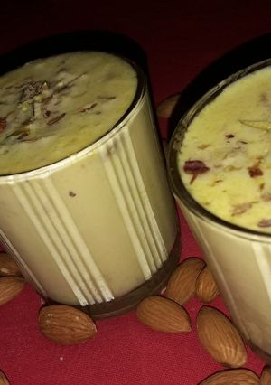 A picture of Badam shake.