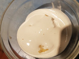 Crema chantilly con plátano