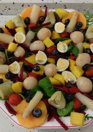 Una foto de Ensalada vegetariana