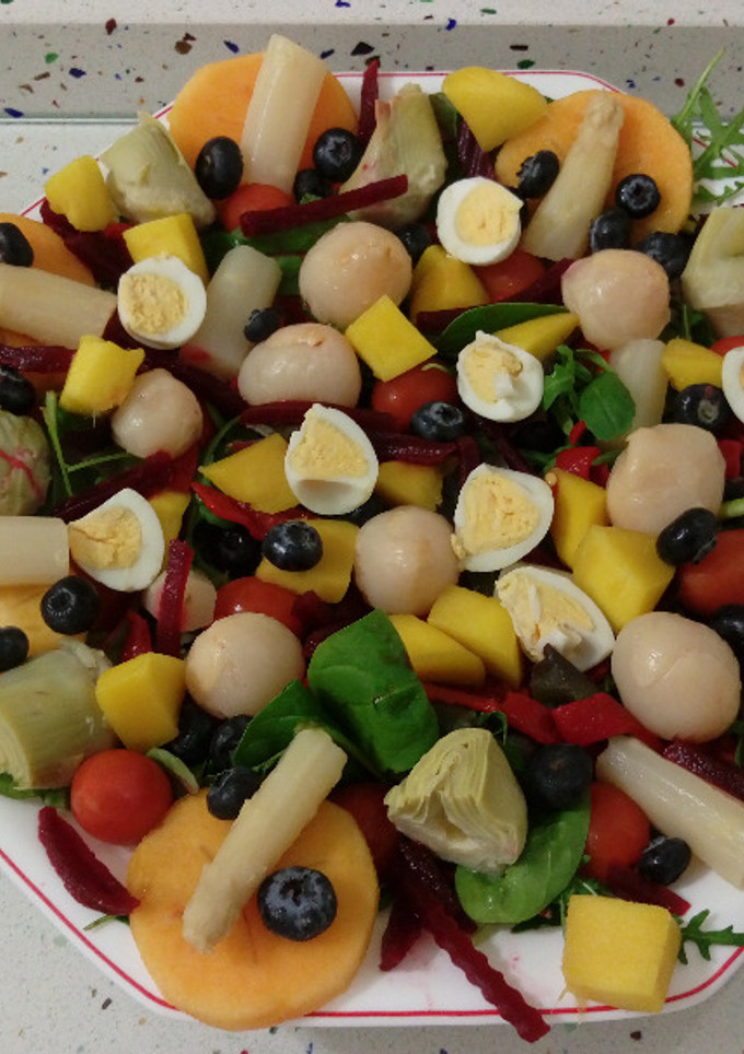 Una foto de Ensalada vegetariana