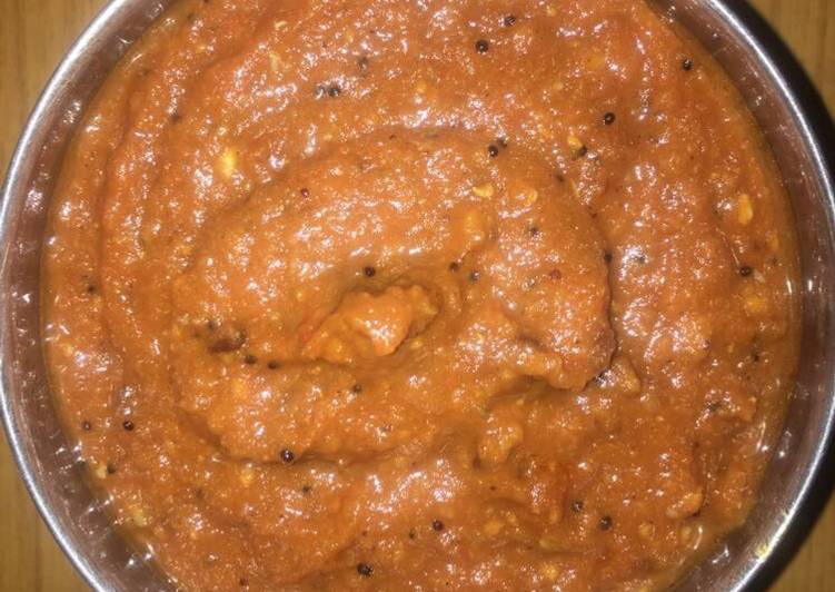 Easiest Way to Make Quick Tomato chutney