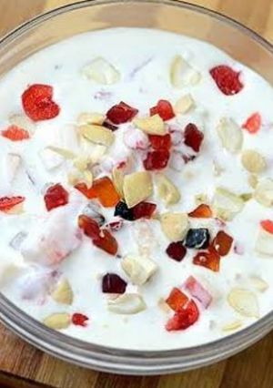 Homemade fruit cream रेसिपी मुख्य फोटो