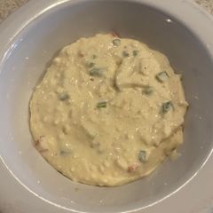 A picture of Mexican-Style Cheese Dip (Not your Tia’s pimento cheese).