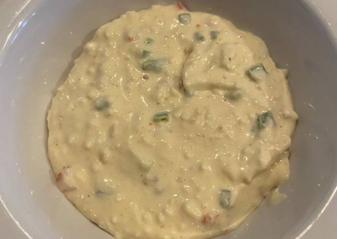 Recipe of Favorite Mexican-Style Cheese Dip (Not your Tia’s pimento cheese)