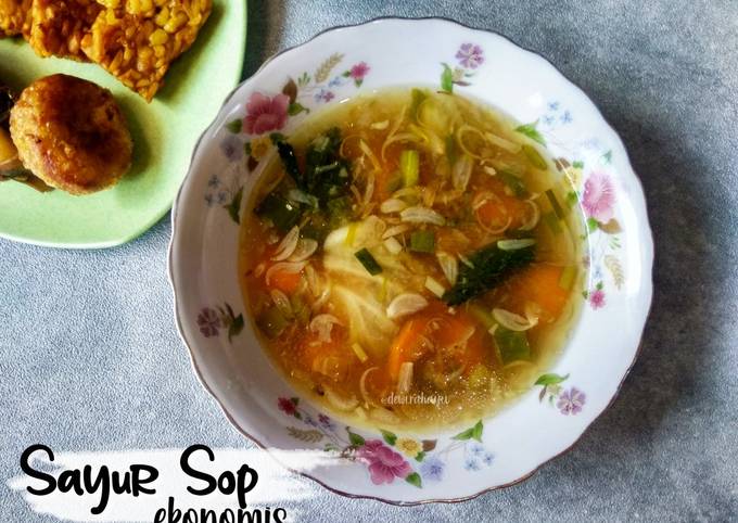 Langkah Mudah untuk Membuat Sayur sop ekonomis yang Enak Banget